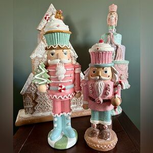 Cupcakes and Cashmere Gingerbread Nutcrackers Set of 2